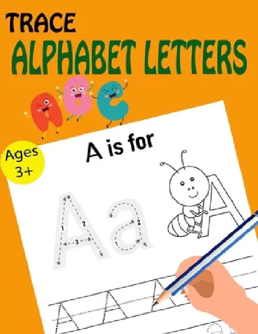 Trace Alphabet Letters by Kids Writing Time