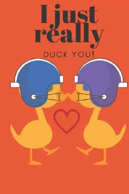 I Just Really Duck You!: Foot Ball Ducks- Sweetest Day, Valentine's Day, Anniversary or Just Because Gift by D. Designs