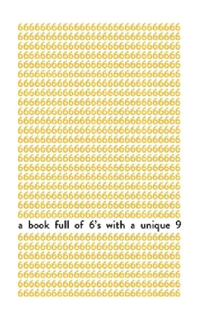 A book full of 6's with a unique 9 by Eye Bleeding Books