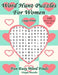 Word Hunt Puzzles For Women Large Print: Fun Easy Word Finds by Unique Puzzles