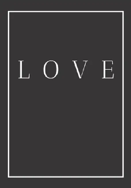 Love: A decorative book for coffee tables, end tables, bookshelves and interior design styling Stack home books to add decor by Contemporary Interior Design