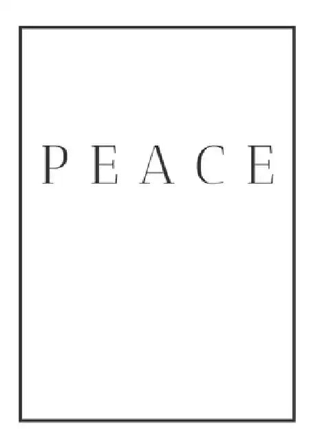Peace: A decorative book for coffee tables, end tables, bookshelves and interior design styling Stack home books to add decor by Contemporary Interior Design