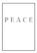 Peace: A decorative book for coffee tables, end tables, bookshelves and interior design styling Stack home books to add decor by Contemporary Interior Design