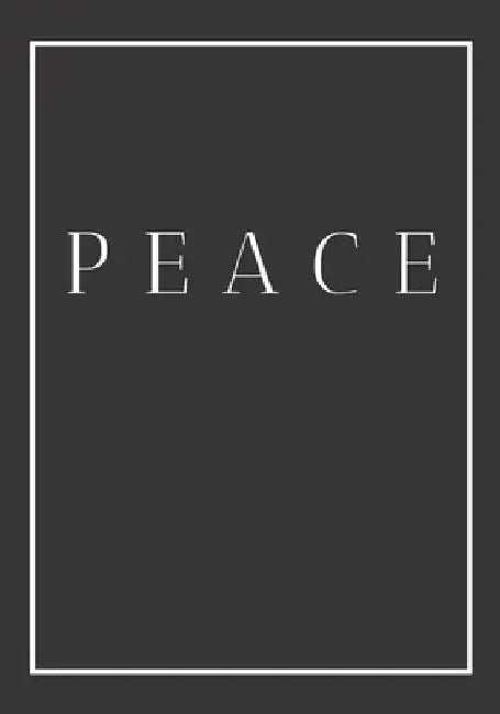 Peace: A decorative book for coffee tables, end tables, bookshelves and interior design styling Stack home books to add decor by Contemporary Interior Design