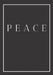 Peace: A decorative book for coffee tables, end tables, bookshelves and interior design styling Stack home books to add decor by Contemporary Interior Design