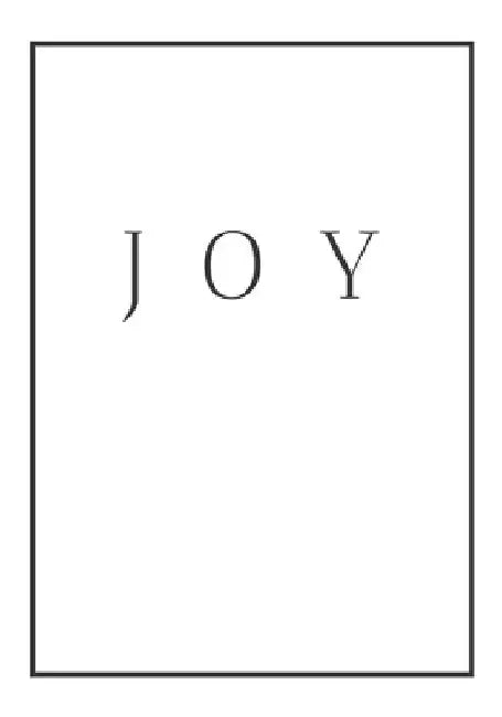 Joy: A decorative book for coffee tables, end tables, bookshelves and interior design styling Stack home books to add decor by Contemporary Interior Design