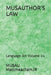 Musauthor's Law: Language Art Volume 14 by Musau Mattmeachamjr