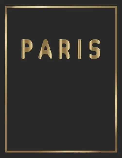 Paris: Gold and Black Decorative Book - Perfect for Coffee Tables, End Tables, Bookshelves, Interior Design & Home Staging Ad by Contemporary Interior Styling