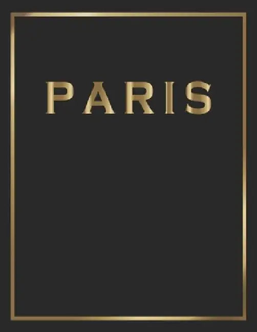 Paris: Gold and Black Decorative Book - Perfect for Coffee Tables, End Tables, Bookshelves, Interior Design & Home Staging Ad by Contemporary Interior Styling