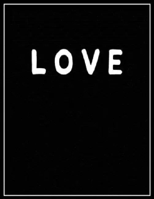 Love: Black and white Decorative Book - Perfect for Coffee Tables, End Tables, Bookshelves, Interior Design & Home Staging A by Contemporary Interior Styling