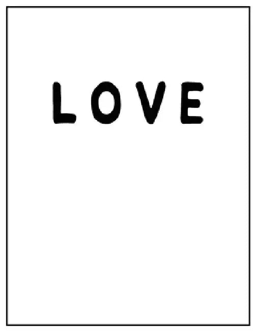 Love: Black and white Decorative Book - Perfect for Coffee Tables, End Tables, Bookshelves, Interior Design & Home Staging A by Contemporary Interior Styling