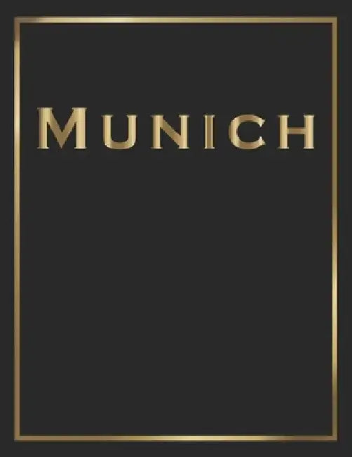 Munich: Gold and Black Decorative Book - Perfect for Coffee Tables, End Tables, Bookshelves, Interior Design & Home Staging Ad by Contemporary Interior Styling