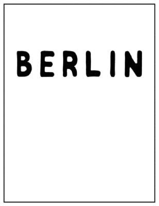 Berlin: Black and white Decorative Book - Perfect for Coffee Tables, End Tables, Bookshelves, Interior Design & Home Staging A by Contemporary Interior Styling