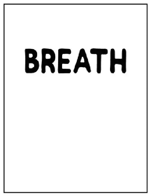 Breath: Black and white Decorative Book - Perfect for Coffee Tables, End Tables, Bookshelves, Interior Design & Home Staging A by Contemporary Interior Styling