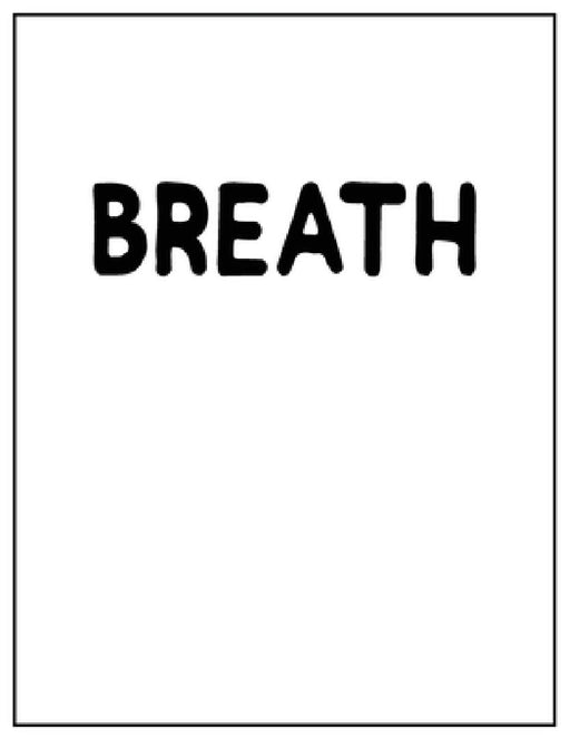 Breath: Black and white Decorative Book - Perfect for Coffee Tables, End Tables, Bookshelves, Interior Design & Home Staging A by Contemporary Interior Styling