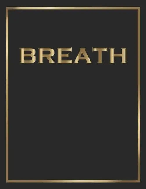 Breath: Gold and Black Decorative Book - Perfect for Coffee Tables, End Tables, Bookshelves, Interior Design & Home Staging Ad by Contemporary Interior Styling