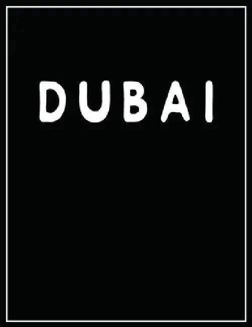 Dubai: Black and white Decorative Book - Perfect for Coffee Tables, End Tables, Bookshelves, Interior Design & Home Staging A by Contemporary Interior Styling