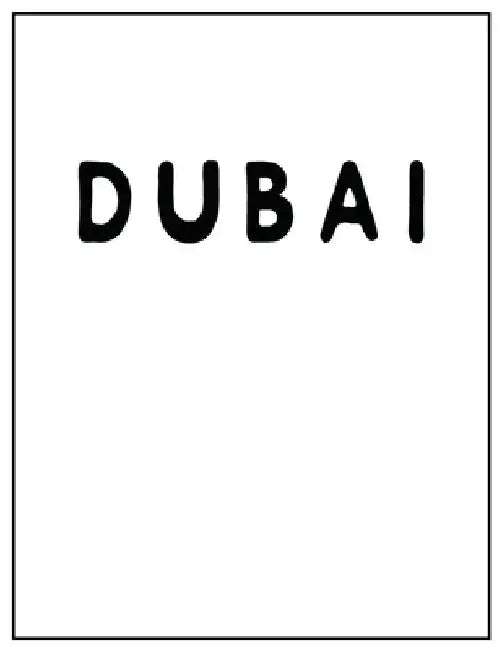 Dubai: Black and white Decorative Book - Perfect for Coffee Tables, End Tables, Bookshelves, Interior Design & Home Staging A by Contemporary Interior Styling