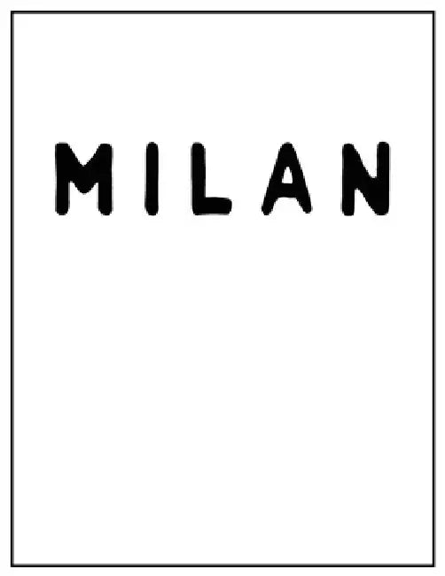 Milan: Black and white Decorative Book - Perfect for Coffee Tables, End Tables, Bookshelves, Interior Design & Home Staging A by Contemporary Interior Styling