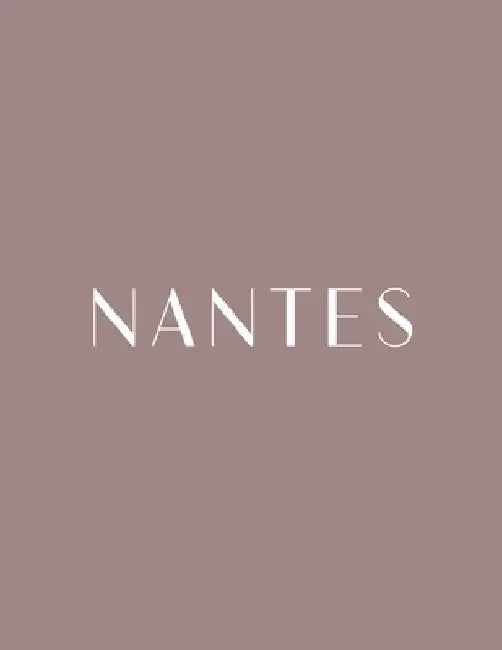 Nantes: A Decorative Book │ Perfect for Stacking on Coffee Tables & Bookshelves │ Customized Interior Design & Home Decor by Decora Book Co