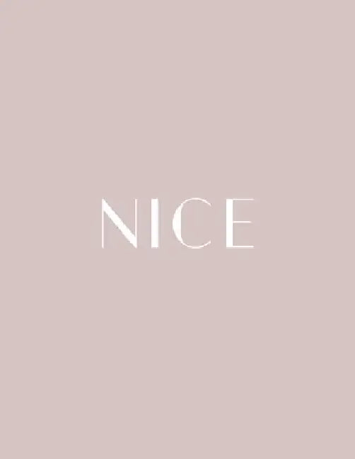 Nice: A Decorative Book │ Perfect for Stacking on Coffee Tables & Bookshelves │ Customized Interior Design & Home Decor by Decora Book Co