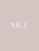 Nice: A Decorative Book │ Perfect for Stacking on Coffee Tables & Bookshelves │ Customized Interior Design & Home Decor by Decora Book Co