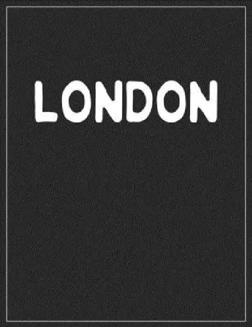 London: Black and white Decorative Book - Perfect for Coffee Tables, End Tables, Bookshelves, Interior Design & Home Staging A by Contemporary Interior Styling