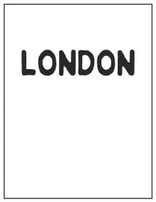 London: Black and white Decorative Book - Perfect for Coffee Tables, End Tables, Bookshelves, Interior Design & Home Staging A by Contemporary Interior Styling