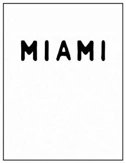 Miami: Black and white Decorative Book - Perfect for Coffee Tables, End Tables, Bookshelves, Interior Design & Home Staging A by Contemporary Interior Styling