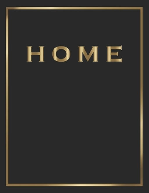 Home: Gold and Black Decorative Book - Perfect for Coffee Tables, End Tables, Bookshelves, Interior Design & Home Staging Ad by Contemporary Interior Styling