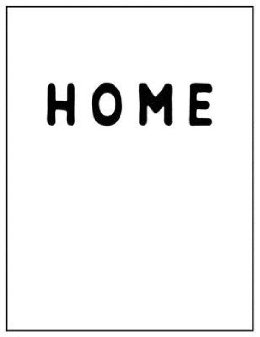 Home: Home Black and white Decorative Book - Perfect for Coffee Tables, End Tables, Bookshelves, Interior Design & Home Stag by Contemporary Interior Styling