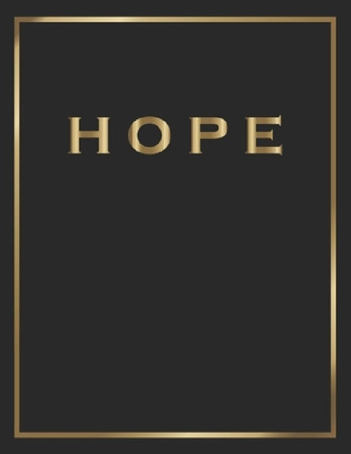 Hope: Gold and Black Decorative Book - Perfect for Coffee Tables, End Tables, Bookshelves, Interior Design & Home Staging Ad by Contemporary Interior Styling