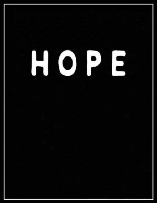 Hope: Black and white Decorative Book - Perfect for Coffee Tables, End Tables, Bookshelves, Interior Design & Home Staging A by Contemporary Interior Styling