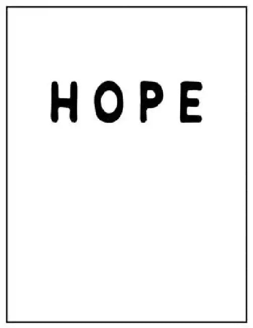 Hope: Black and white Decorative Book - Perfect for Coffee Tables, End Tables, Bookshelves, Interior Design & Home Staging A by Contemporary Interior Styling