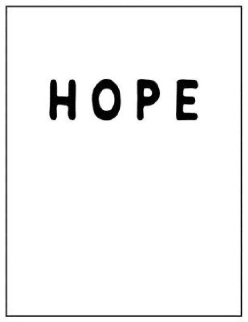 Hope: Black and white Decorative Book - Perfect for Coffee Tables, End Tables, Bookshelves, Interior Design & Home Staging A by Contemporary Interior Styling