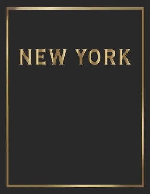 New York: Gold and Black Decorative Book - Perfect for Coffee Tables, End Tables, Bookshelves, Interior Design & Home Staging Ad by Contemporary Interior Styling