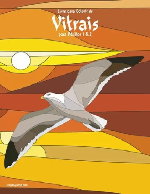 Livro para Colorir de Vitrais para Adultos 1 & 2 by Snels, Nick