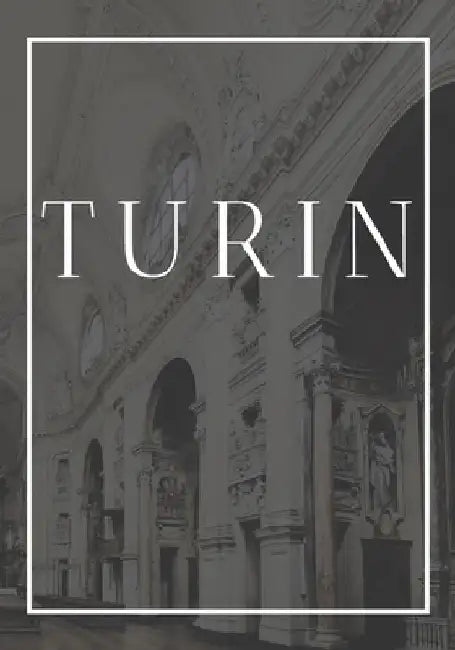 Turin: A decorative book for coffee tables, end tables, bookshelves and interior design styling Stack Italy city books to add by Contemporary Interior Design