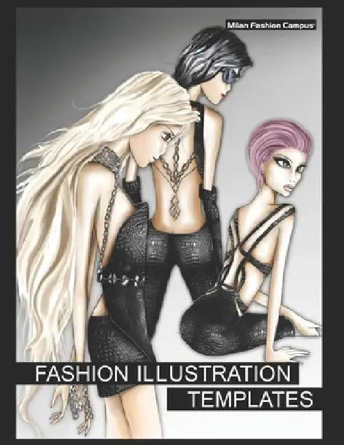 Fashion Illustration Templates: Start to design with our Illustration fashion figure templates ready to be used by Lorenzo Curti