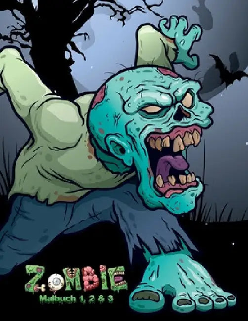 Zombie Malbuch 1, 2 & 3 by Snels, Nick