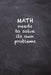 Math Needs to Solve Its Own Problems by Kany Books