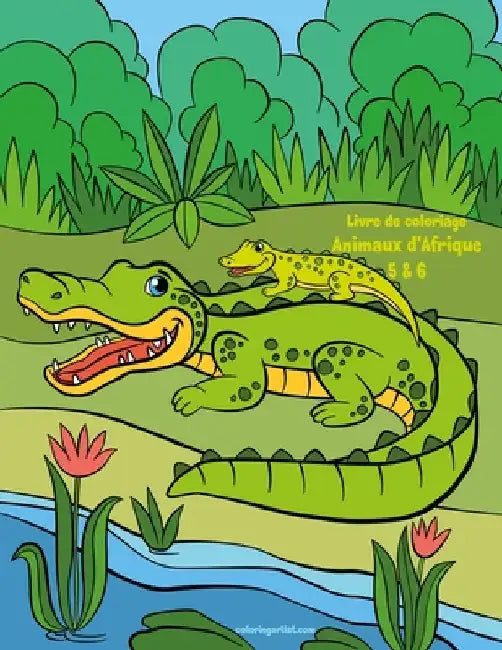 Livre de coloriage Animaux d'Afrique 5 & 6 by Snels, Nick
