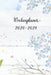 Wochenplaner 2020-2021: Cyanblau Blumen Wochen - und Monatsplaner - Terminkalender Tagesplaner - ein Liebevolles Geschenk für Frauen Kollegen by Wochenplaner, Mein