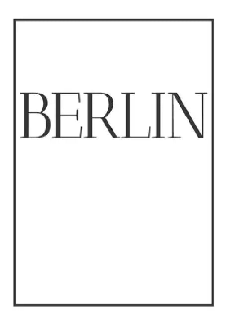 Berlin: A decorative book for coffee tables, end tables, bookshelves and interior design styling Stack Germany city books to a by Contemporary Interior Design