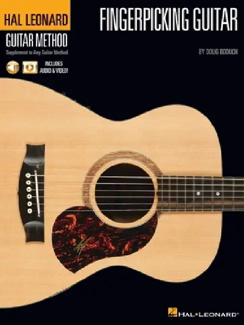 Hal Leonard Fingerpicking Guitar Method by Doug Boduch with Audio & Video by Doug Boduch