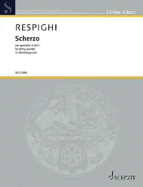 Scherzo in E Minor (P191): For String Quartet by Ottorino Respighi, Elia Andrea Corazza