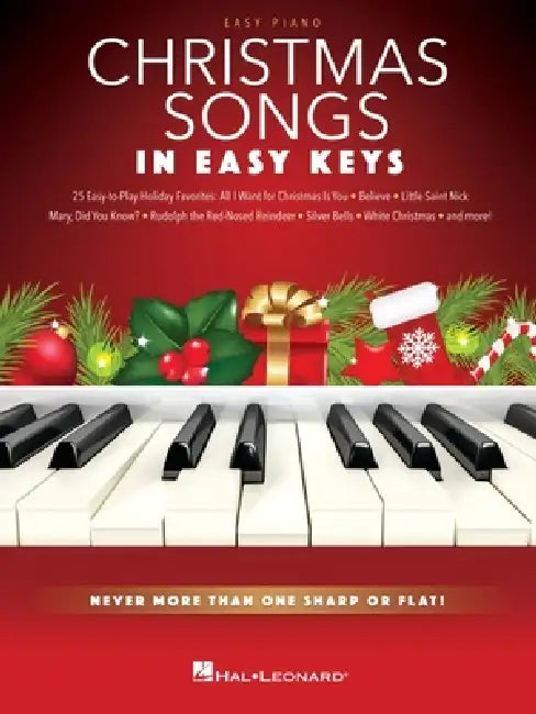 Christmas Songs - In Easy Keys: Never More Than One Sharp or Flat! by Elena Stevens