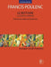 Le Bestiaire Ou Cortege d'Orphee: Poemes de Guillaume Apollinaire High Voice by Francis Poulenc