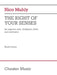 The Right of Your Senses (Study Score): For Soprano Solo, Children's Choir and Orchestra by Nico Muhly