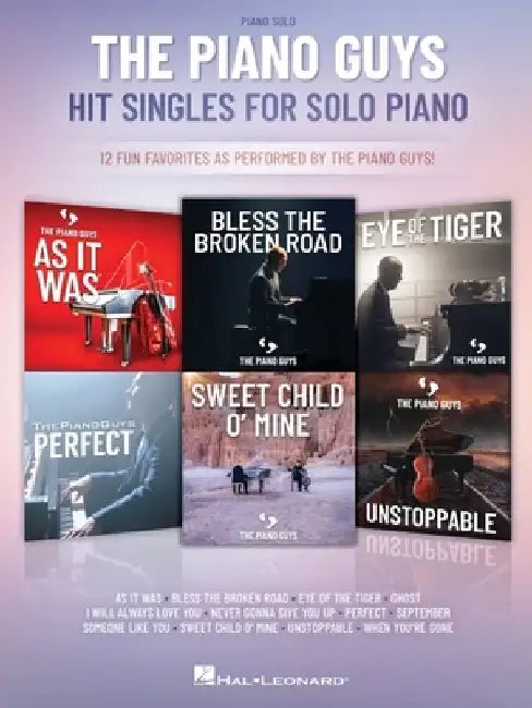 The Piano Guys Hit Singles for Piano Solo by Piano Guys